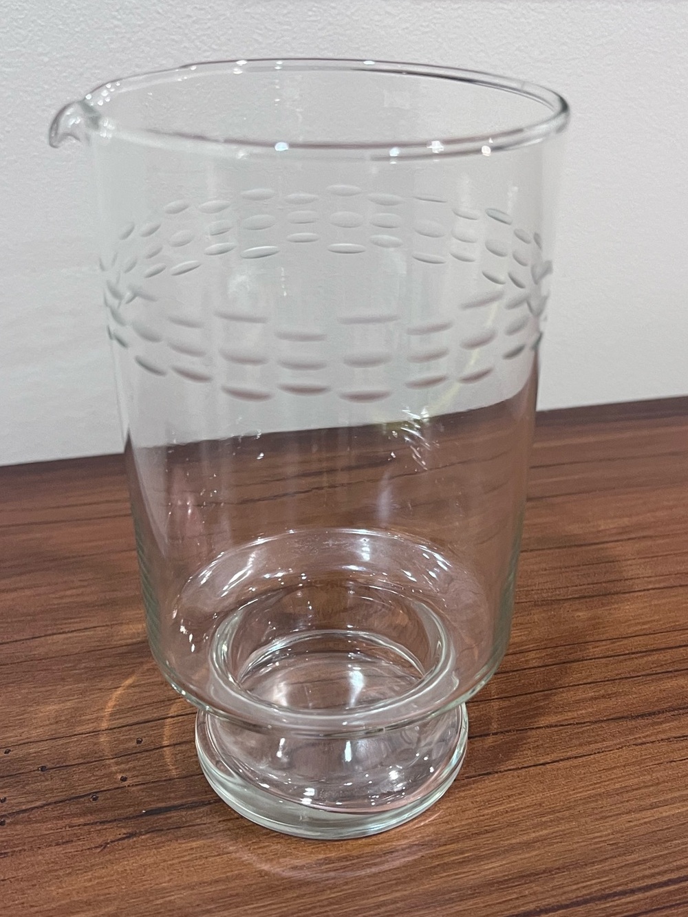 Vintage Princess House Heritage Martini Cocktail Pitcher MCM Timeless Barware